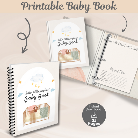 Printable Baby Book