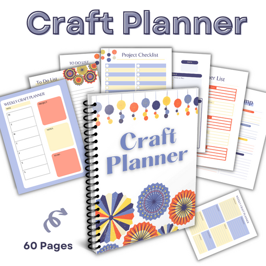 Craft Printable Planner - Blue