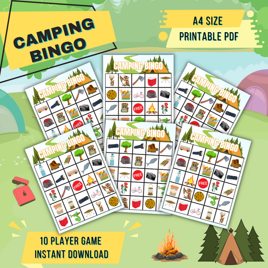Camping Printable Bingo