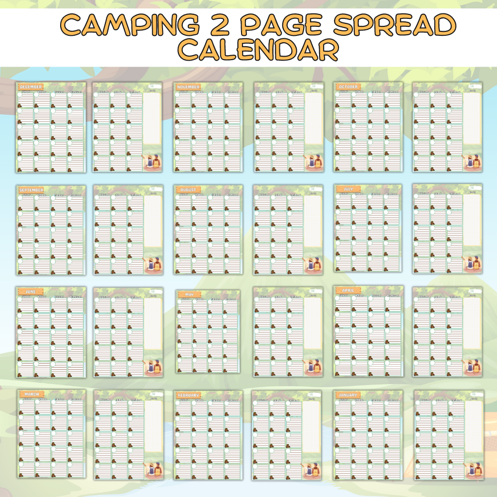 Camping Printable Planner