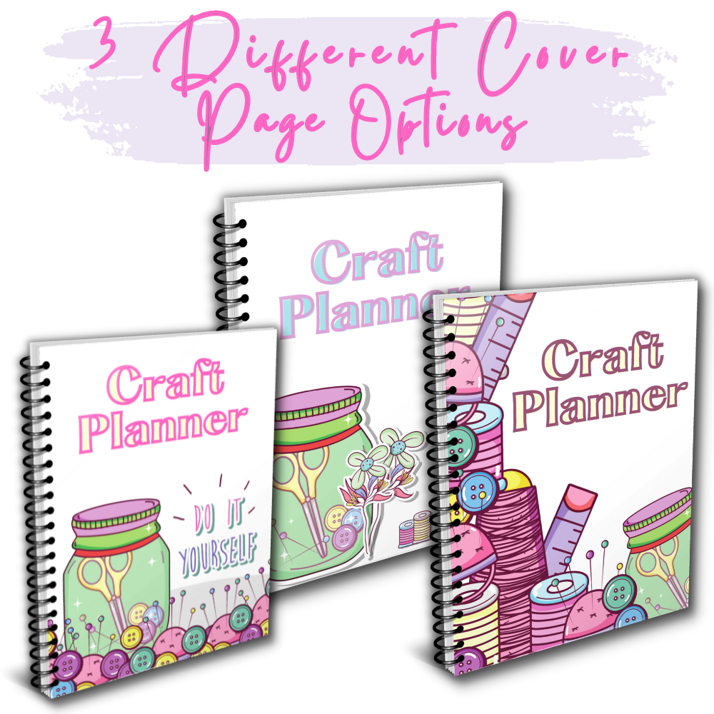 Craft Printable Planner - Colorful