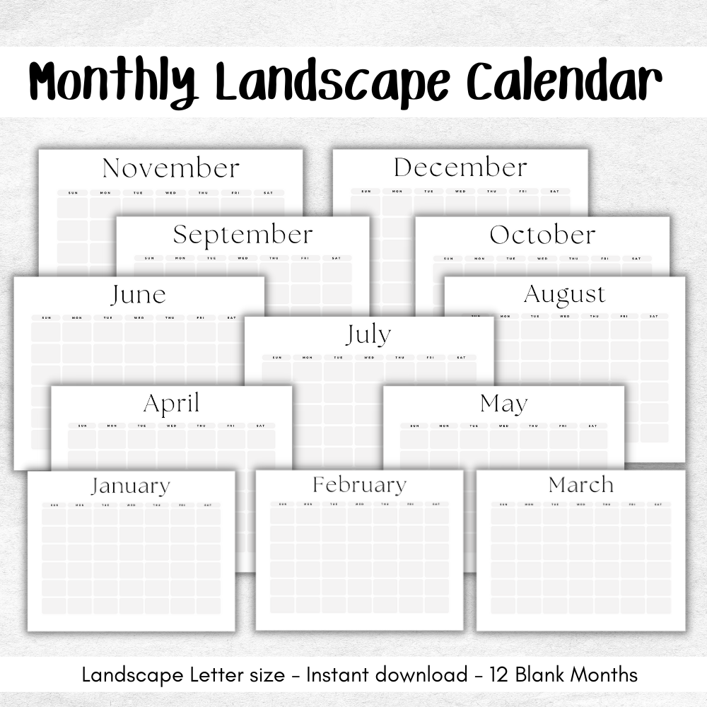 Craft Show Printable Planner - Black & White