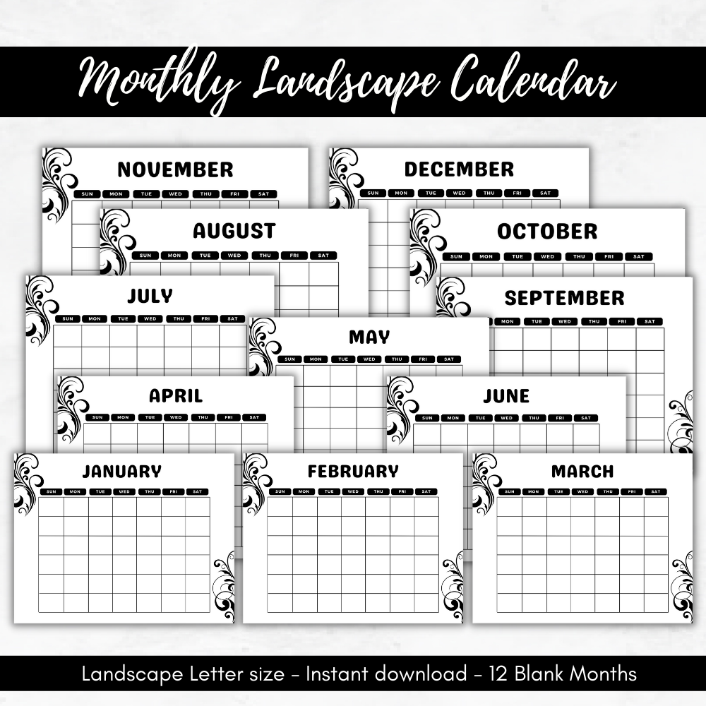 Decluttering and Cleaning Printable Planner - Black & White