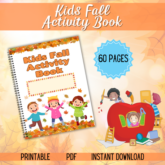 Kids Fall Printable Activity Book