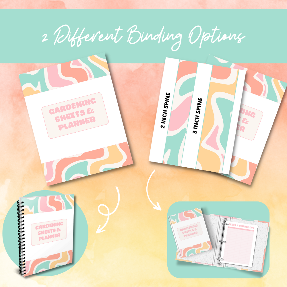 Garden Printable Planner - Multicolor