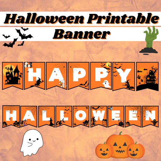 Halloween Printable Banner