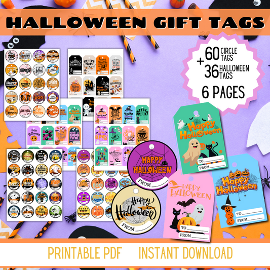 Halloween Printable Gift Tags