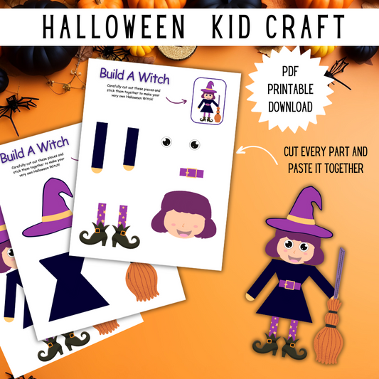 Printable Build a Witch