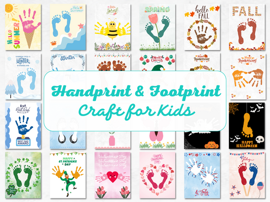 Handprint Printable Crafts for Holidays and Seasons