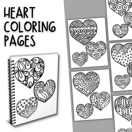 Heart Printable Coloring Pages