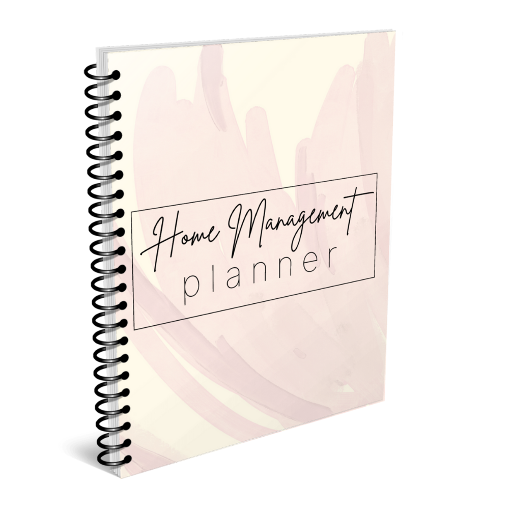 Home Management Printable Planner - Pastel