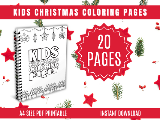 Christmas Printable Coloring Pages for Kids