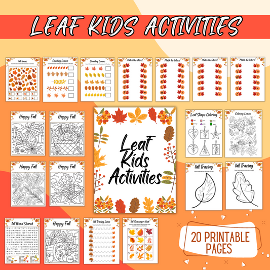 Leaf Kids Printable Activities