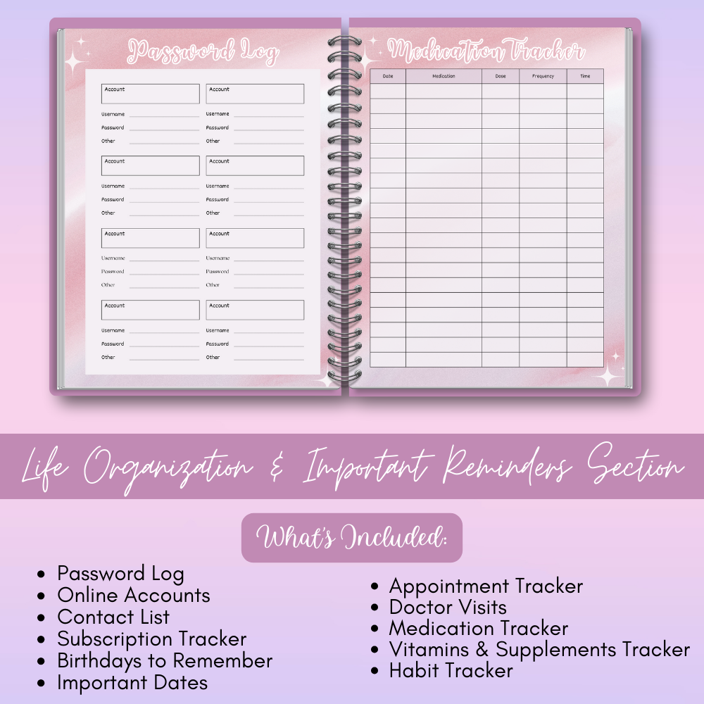 Mom to Be and Busy Mom Printable Planner