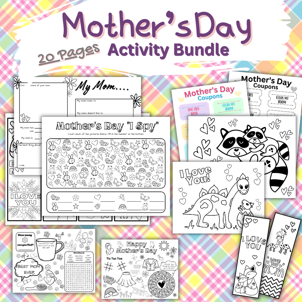 Mother's Day Printable Activity Bundle