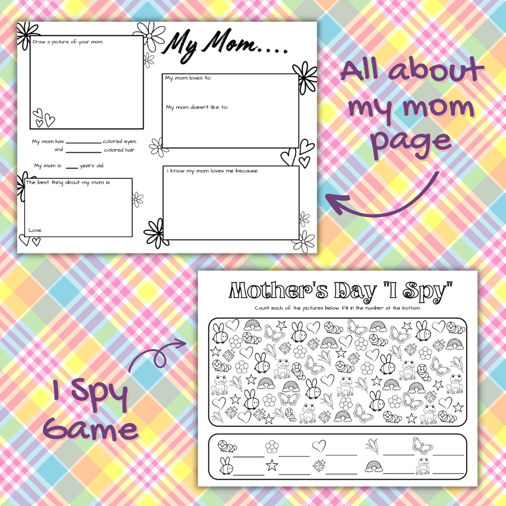 Mother's Day Printable Activity Bundle