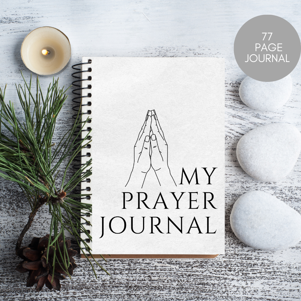 Prayer Printable Journal - Black & White