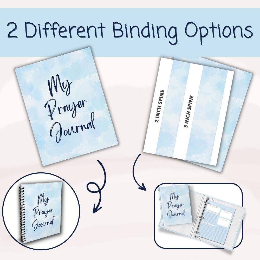 Prayer Printable Journal - Blue