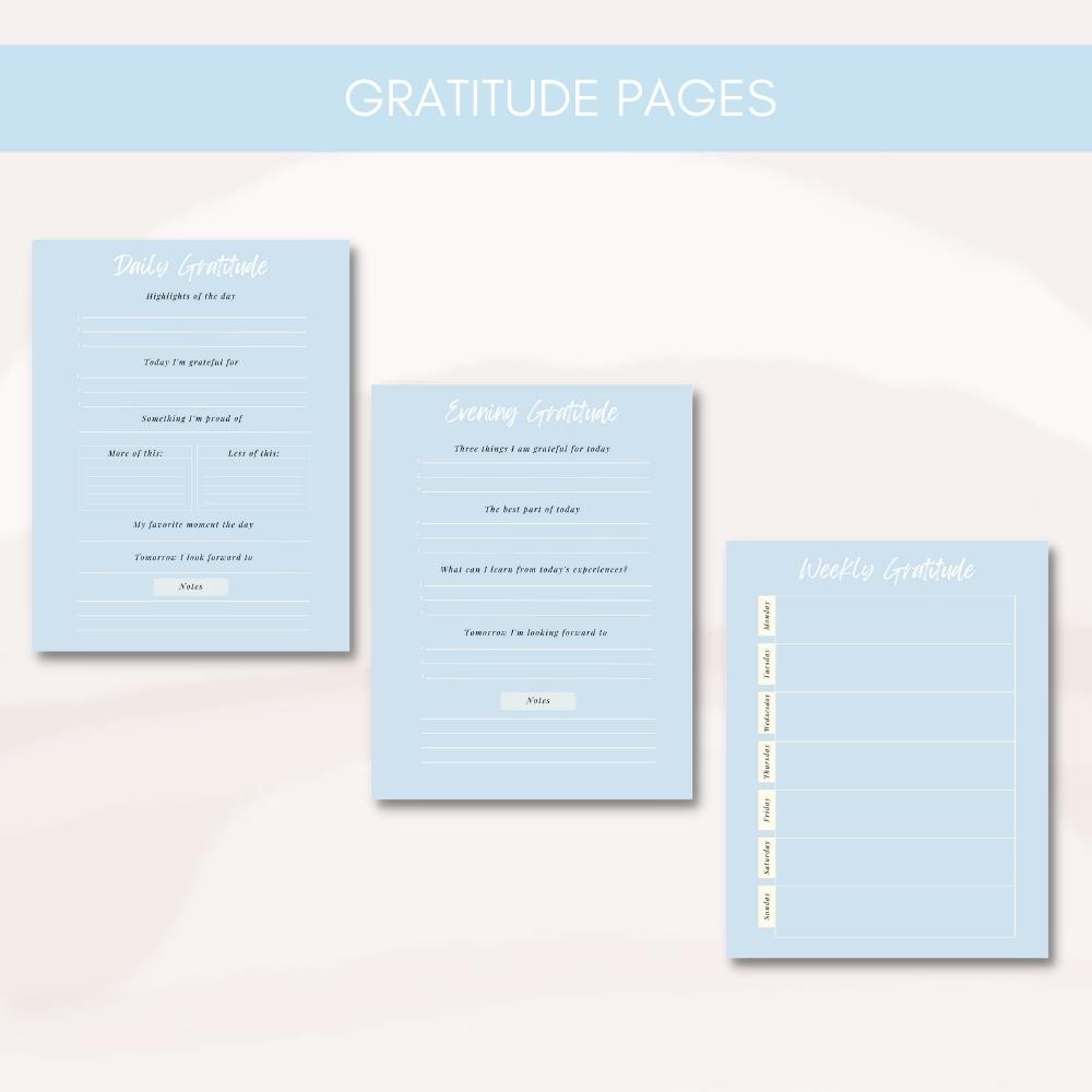 Prayer Printable Journal - Blue