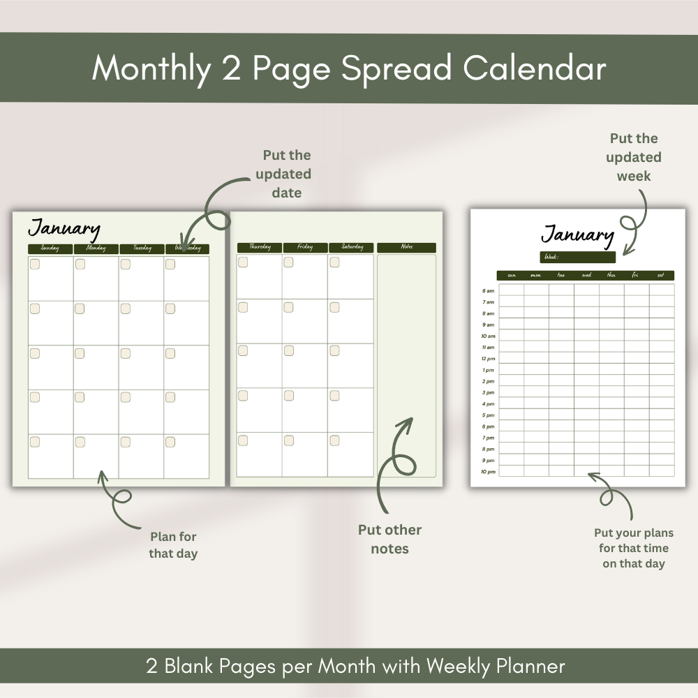 Prayer Printable Journal - Green