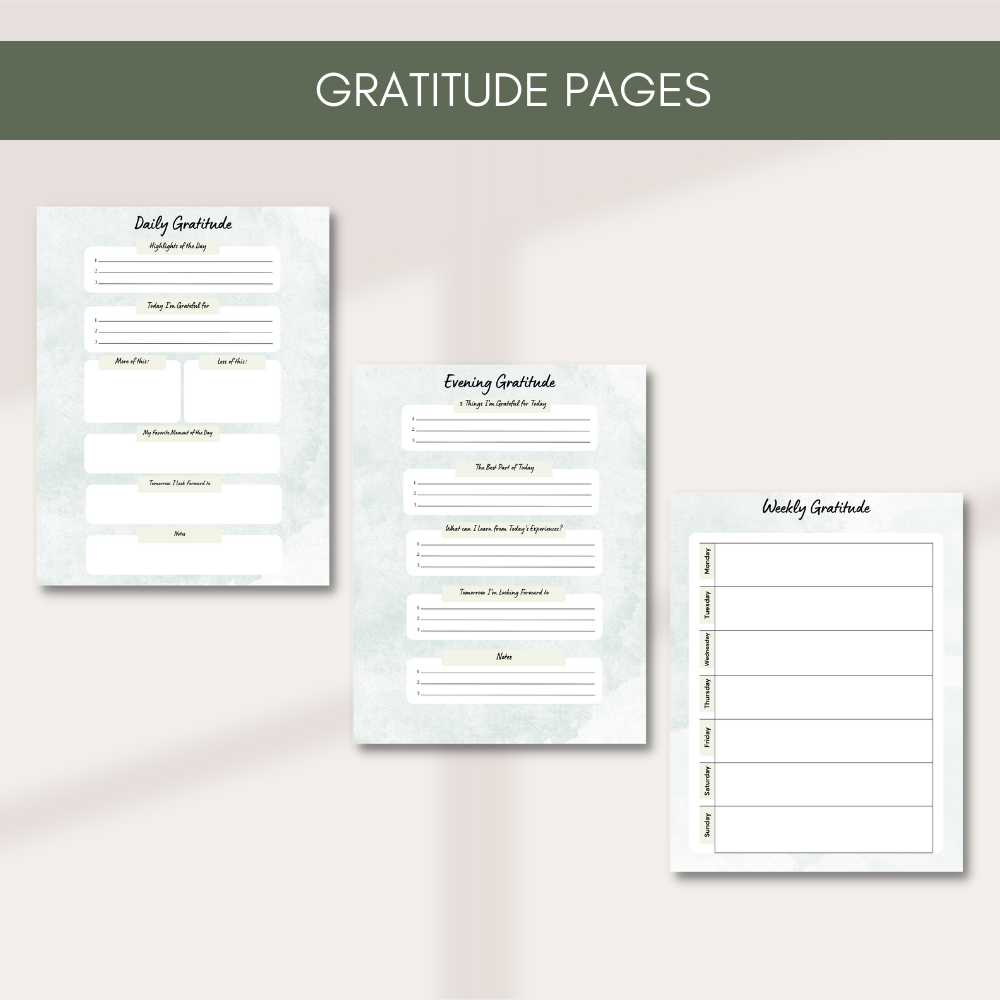 Prayer Printable Journal - Green