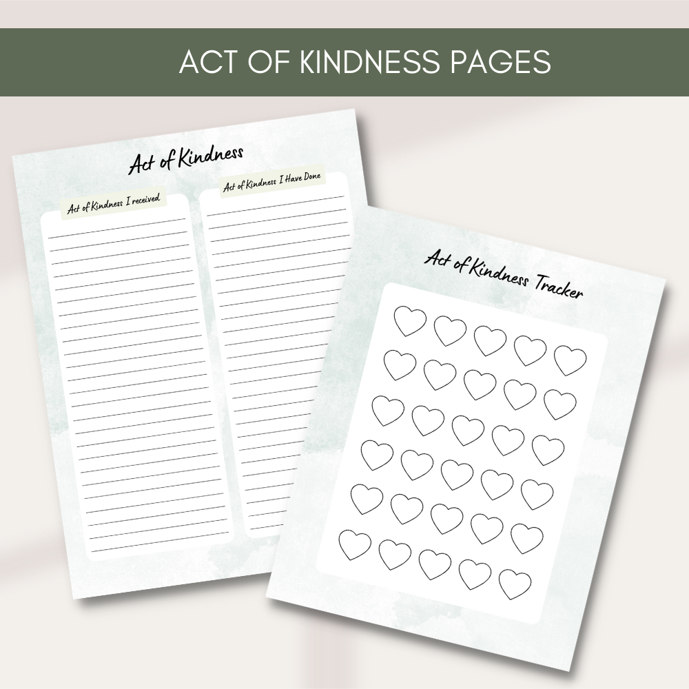 Prayer Printable Journal - Green