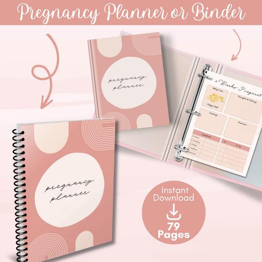 Pregnancy Printable Planner - Boho