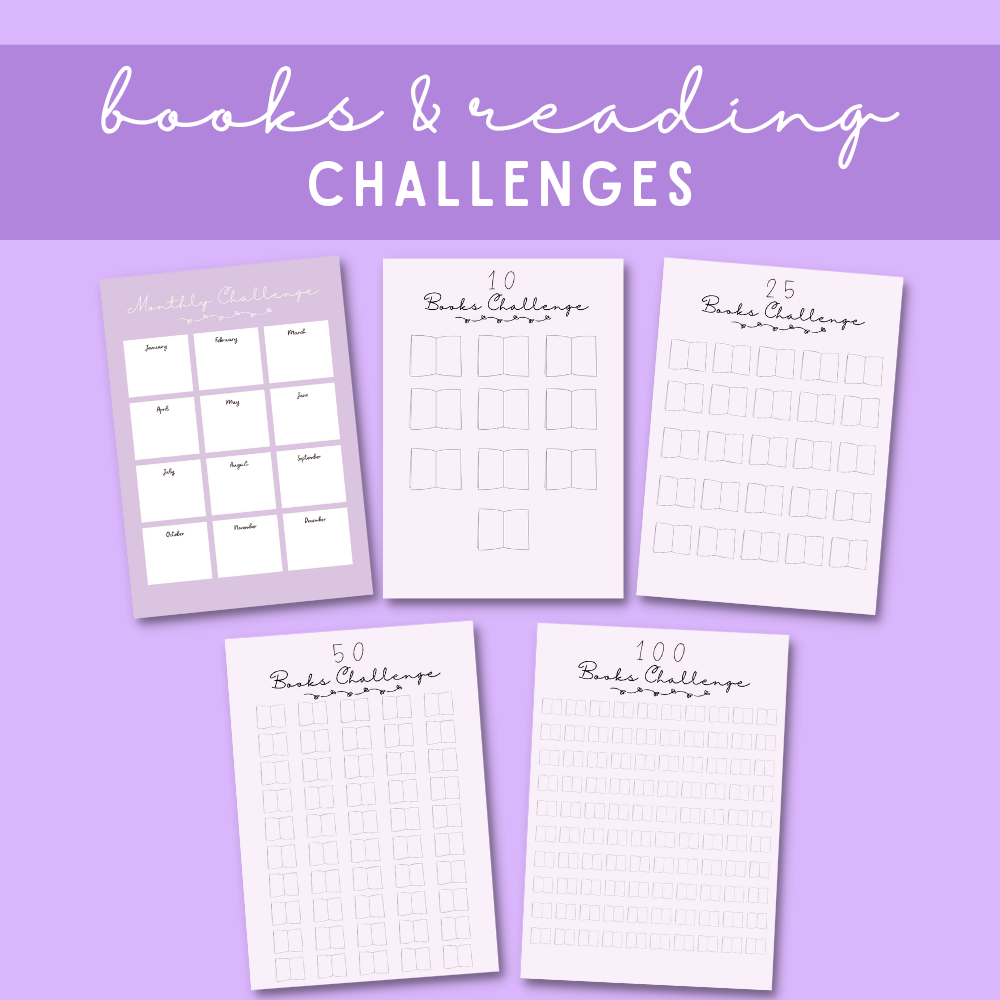 Reading Printable Planner - Purple