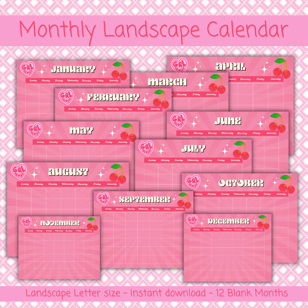 Spring Printable Journal - Pink Girl Power