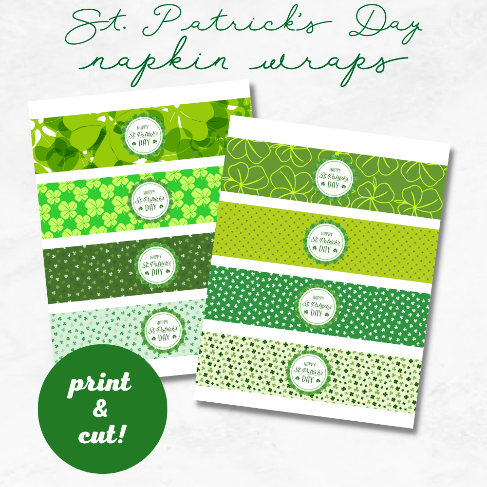 St. Patrick's Day Decorations and Game Printable Bundle