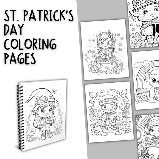 St. Patrick's Day Printable Coloring Pages