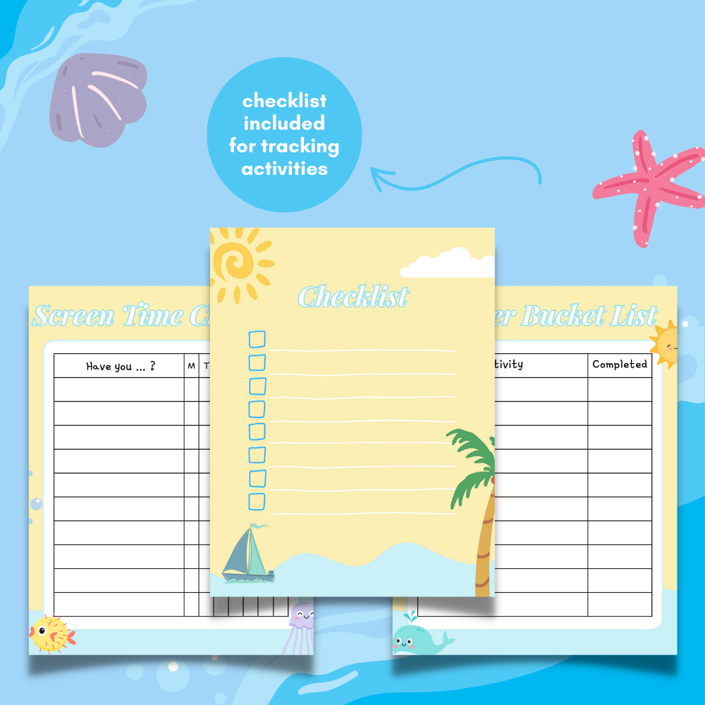 Summer Camp at Home Printable Activities