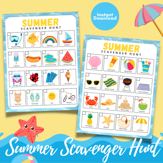 Summer Printable Scavenger Hunt