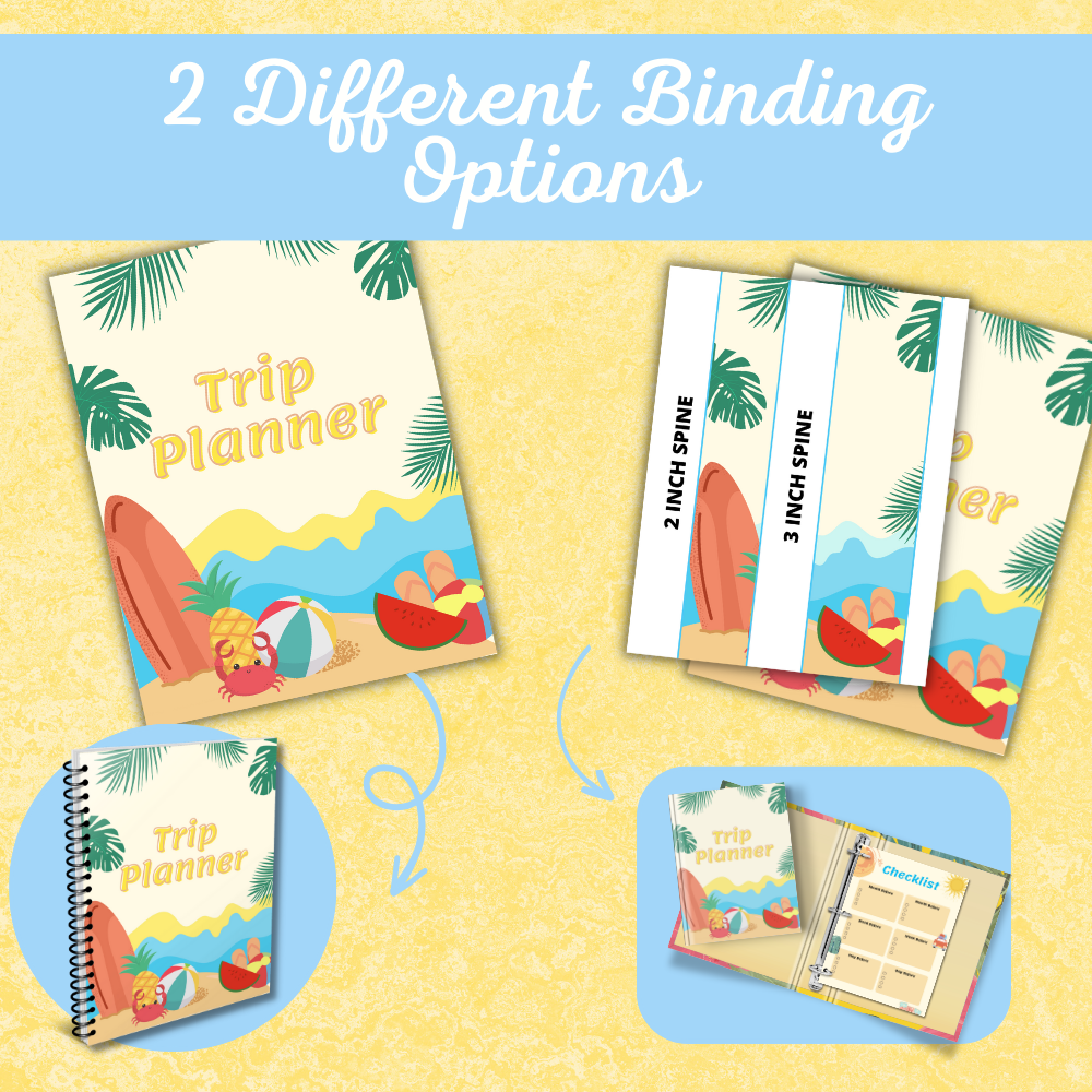 Summer Trip Printable Planner
