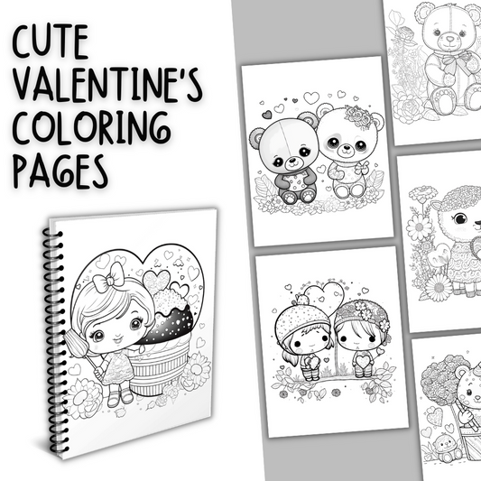 Valentine's Day Printable Coloring Pages