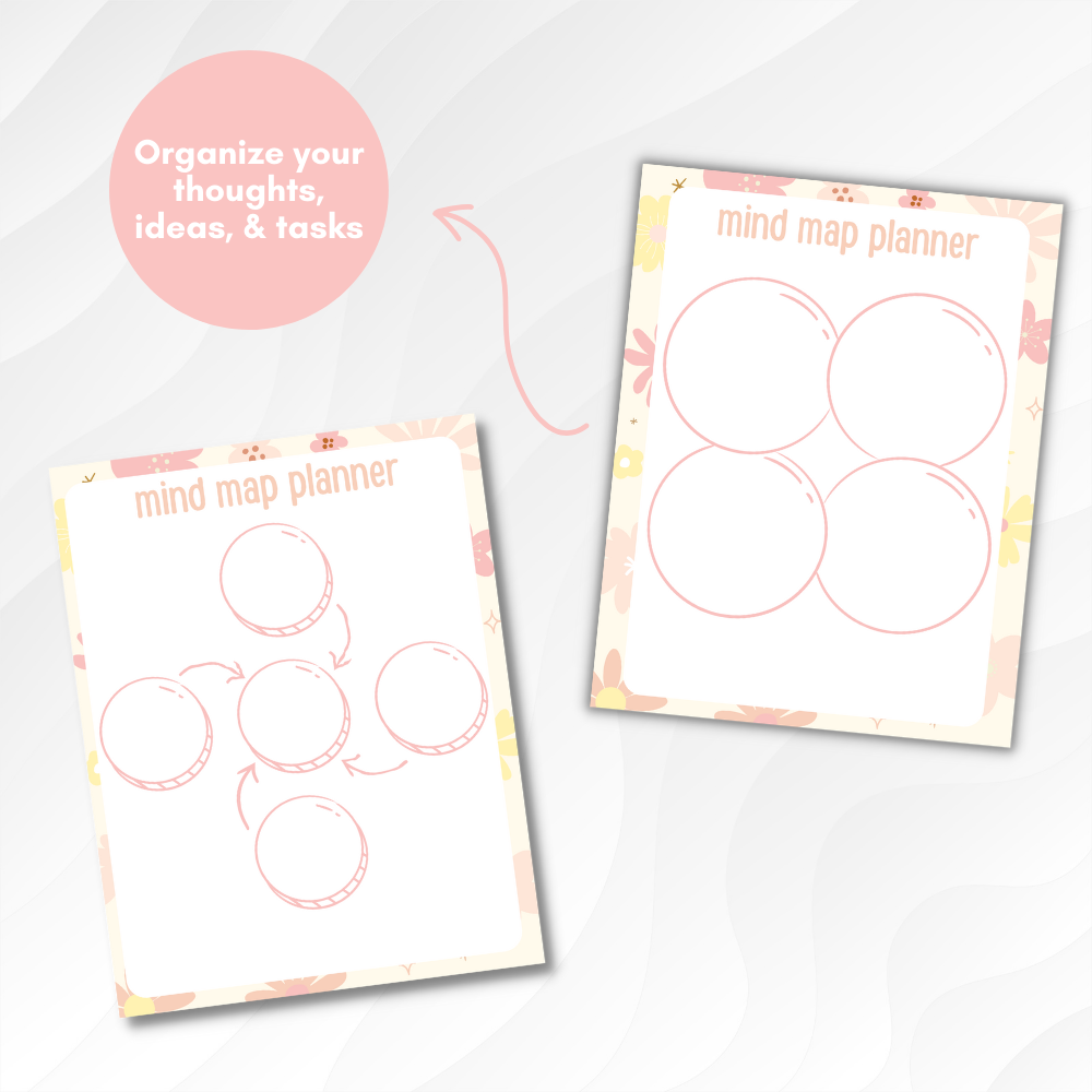 Brain Dump Printable Journal - Pastel