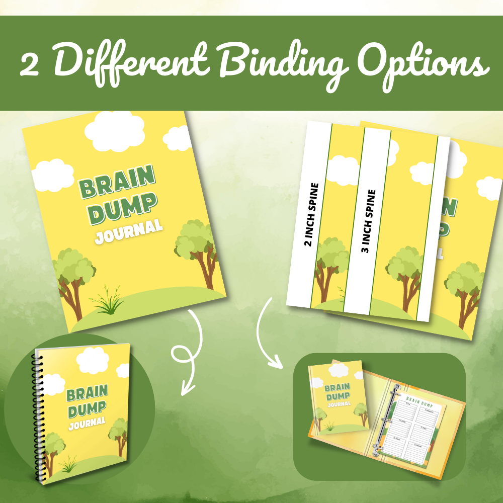 Brain Dump Printable Journal - Tree