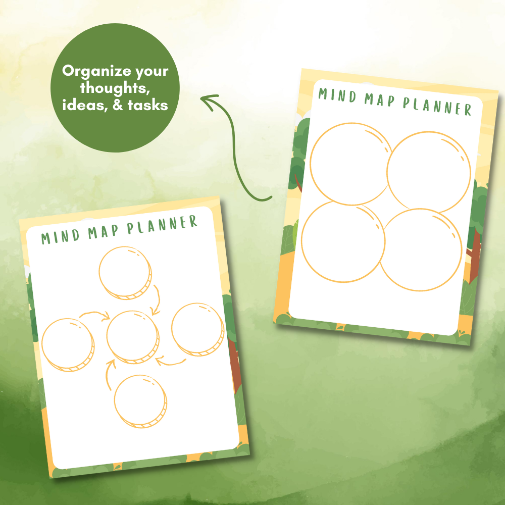 Brain Dump Printable Journal - Tree