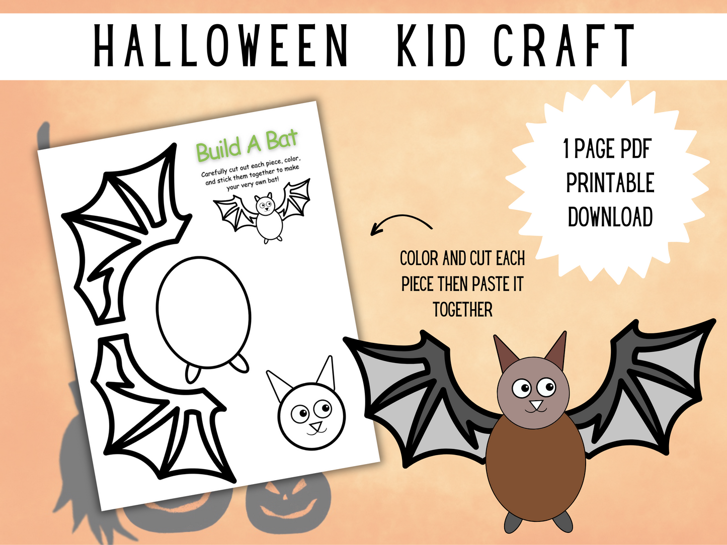 Printable Build a Bat