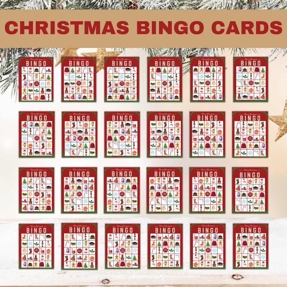 Christmas Printable Bingo Cards