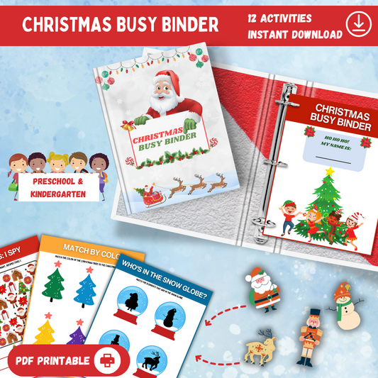 Christmas Printable Busy Binder