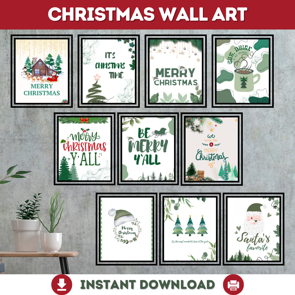 Christmas Printable Wall Art