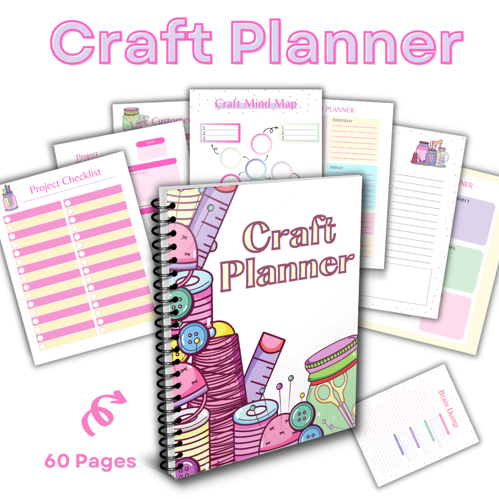 Craft Printable Planner - Colorful