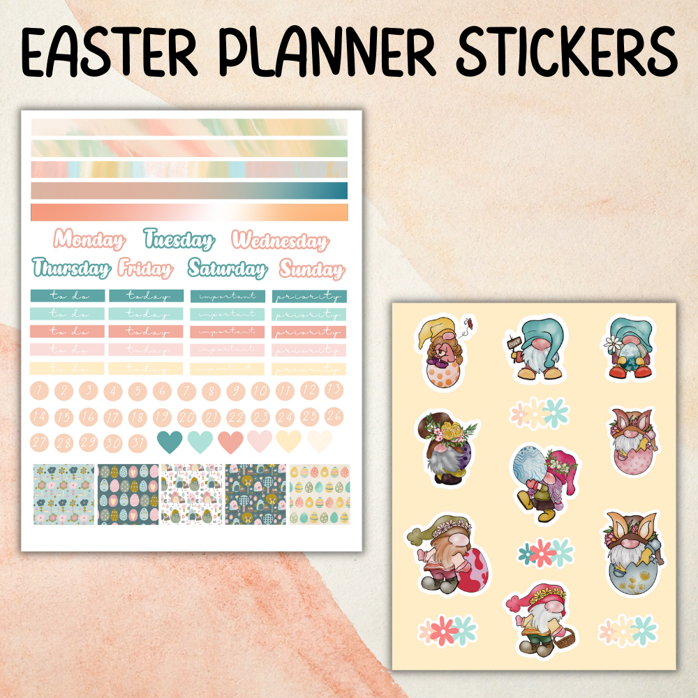 Easter Printable Bundle with Planner