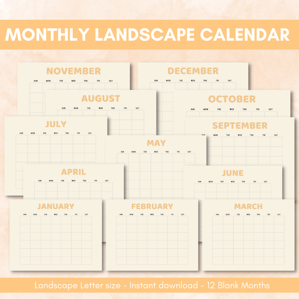 Emergency Printable Planner - Orange & Green