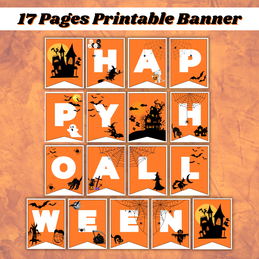 Halloween Printable Banner