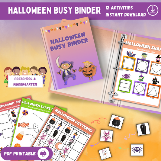 Halloween Printable Busy Binder