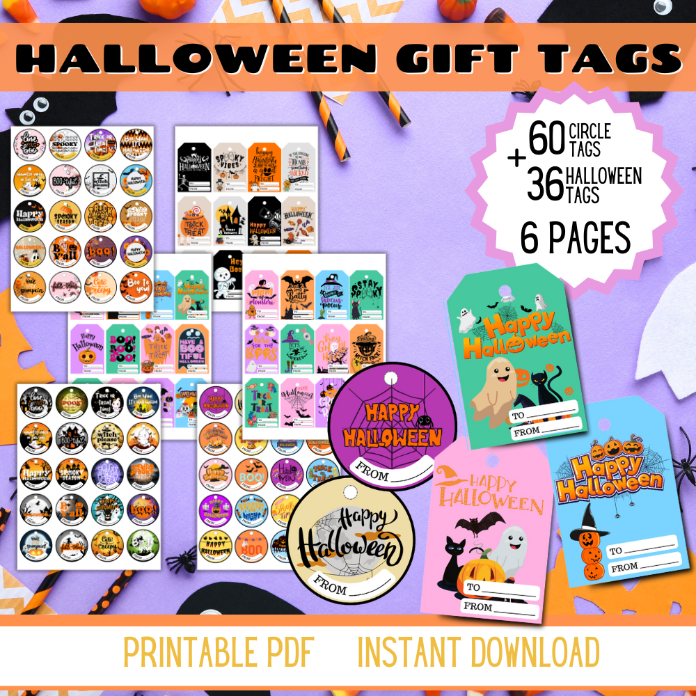 Halloween Printable Gift Tags