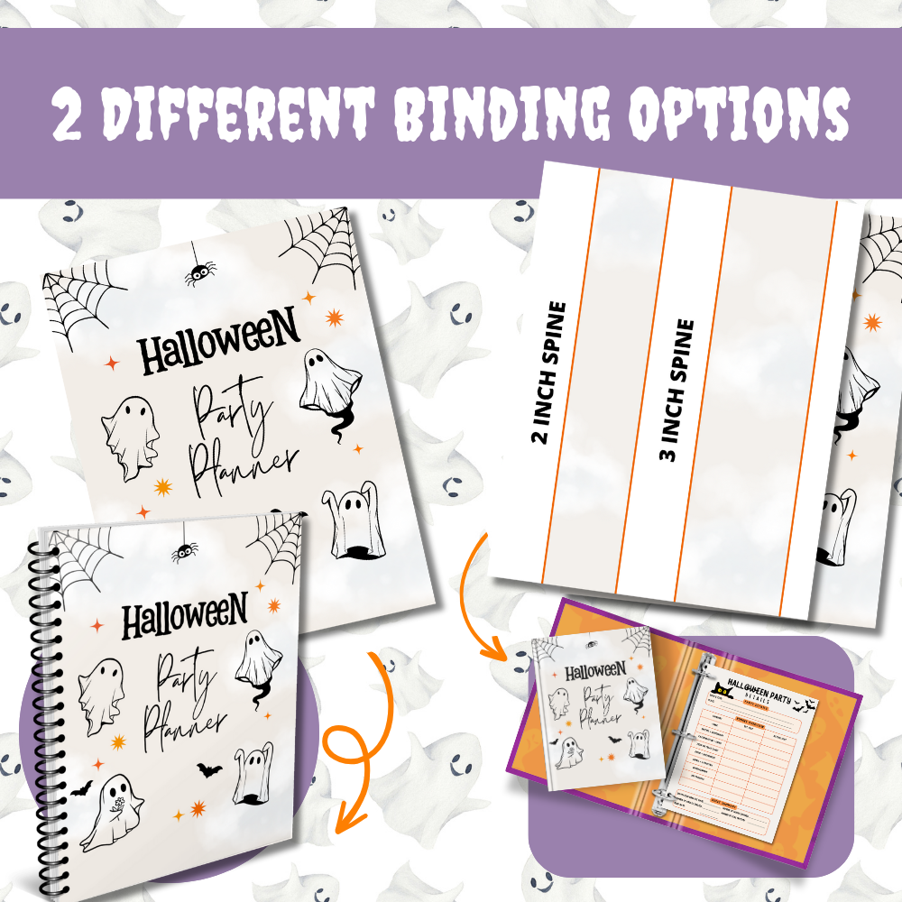 Halloween Party Printable Planner