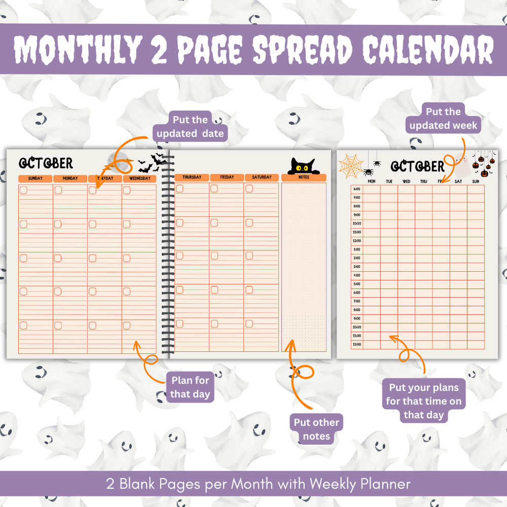 Halloween Party Printable Planner